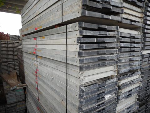 Echafaudage d’occasion Plettac: 309m² / plateaux ALU