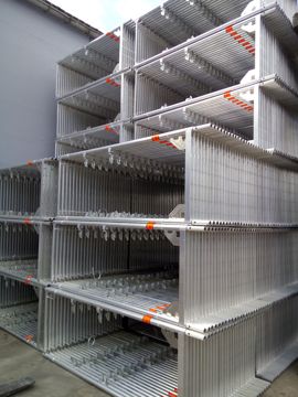 Echafaudage Alu Layher: 190m²