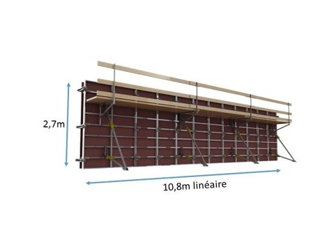 Coffrage manuportable économique