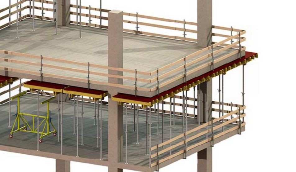 Coffrage de dalle / Slab: 300m²