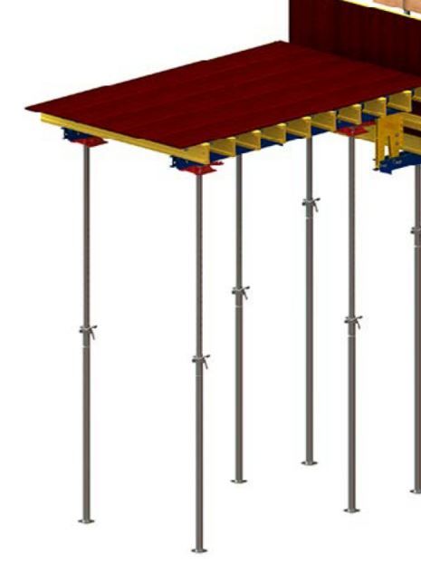 Coffrage de dalle / Slab: 200m²