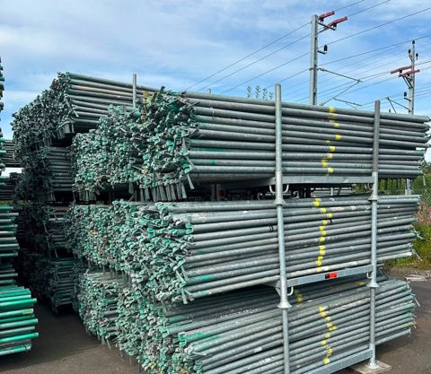 Échafaudage multidirectionnel Alfix – gros lot complet de 684 t, 68 483 pièces