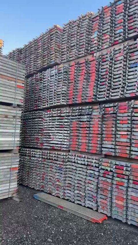 Échafaudage multidirectionnel Plettac Contur – gros lot complet de 51 171 m²